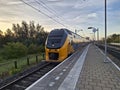 Nederlandse Spoorwegen (NS) passenger intercity train on track