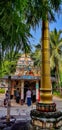 Vakkalanka Ekadasa rudra Shiva temple in konaseema region of Andhrapradesh, India Royalty Free Stock Photo