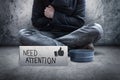 Need Attention Royalty Free Stock Photo