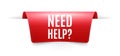 Need help symbol. Support service sign. Vector Royalty Free Stock Photo