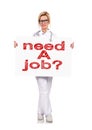 Need a job concept Royalty Free Stock Photo
