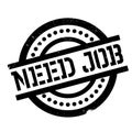 Need Job rubber stamp