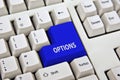 Need options assist key Royalty Free Stock Photo