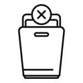 Need repair dishwasher icon outline vector. Fixing worker