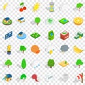 Needfull icons set, isometric style Royalty Free Stock Photo