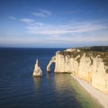 Etretat Normandy France L`Aiguille et La Porte d`Aval