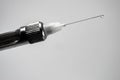 needle and carpool syringe for local anesthesia in dentistry isolated