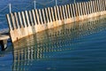 Needle dam in the River Reuss, Lucerne.