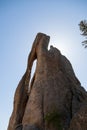 Needle Eye Rock in Custer State Park Royalty Free Stock Photo