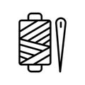 Needle fill inside vector icon which can easily modify or edit