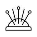 Needle holder fill inside vector icon which can easily modify or edit