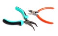 Needle-nose pliers and cutters Royalty Free Stock Photo