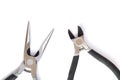 Needle-nose Pliers and Side Cutters Royalty Free Stock Photo