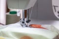 Needle of the sewing machine close-up Royalty Free Stock Photo