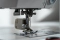 Needle of a sewing machine and part around it Royalty Free Stock Photo
