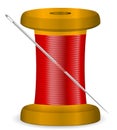 Needle and thread spool