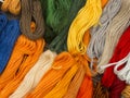 Needlecraft embroidery threads Royalty Free Stock Photo