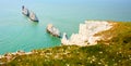 The Needles Isle of Wight landmark by Alum Bay