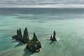 Needles of Reynisdrangar, near Vik, Iceland