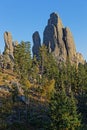 The Needles, rocks in Custer State Park Royalty Free Stock Photo