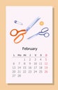 Needlework calendar February 2023