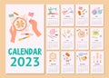 Needlework calendar set