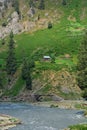 The mountains in Neelum valley Gurez Kashmir Royalty Free Stock Photo