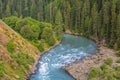 Neelum river flowing in Neelum valley Gurez Kashmir Royalty Free Stock Photo