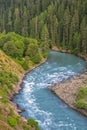 Neelum river flowing in Neelum valley Gurez Kashmir Royalty Free Stock Photo