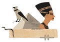 Nefertiti Papyrus Banner