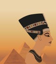 Nefertiti and the Pyramids