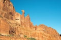 Nefertiti Rock, Arches National Park, Utah, USA Royalty Free Stock Photo