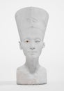 Nefertiti statue made of white stone
