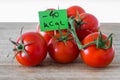 Negative-calories food, tomatoes on a cutting board