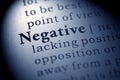 Definition of the word negative