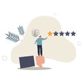 Negative feedback, bad review or one star customer feedback, terrible or poor quality user experience, low rating result or