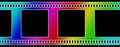 Negative film strip Royalty Free Stock Photo