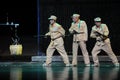 Negative images of soldiers- Jiangxi opera a steelyard