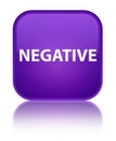 Negative special purple square button
