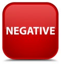 Negative special red square button