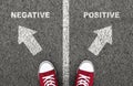 Negative or positive thinking is a personal choice Royalty Free Stock Photo