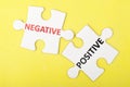 Negative versus positive Royalty Free Stock Photo