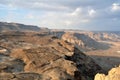 Negev desert - View from Masada Royalty Free Stock Photo