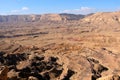 Panoramic Negev desert mountain landscape, Israel