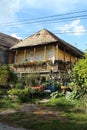 Neglected old rural house in Praha village, Lucenec district, in central Slovakia