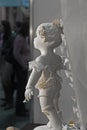 Negligee Princess, bisque porcelain OOAK collectible doll Royalty Free Stock Photo