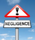 Negligence concept. Royalty Free Stock Photo