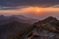 The Negoiu Peak. Fagaras Mountains, Romania Royalty Free Stock Photo