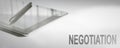 NEGOTIATION Business Concept Digital Technology.