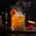 Negroni drink Royalty Free Stock Photo